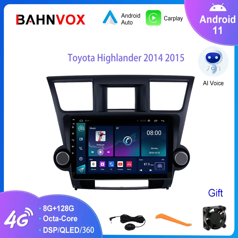 9" Android 11.0 Car Radio for Toyota Highlander 2014 2015 Multimedia Player Navigation GPS Stereo Carplay Head Unit Screen 2Din
9" Android 11.0 Car Radio for Toyota Highlander 2014 2015 Multimedia Player Navigation GPS Stereo Carplay Head Unit Screen 2Din