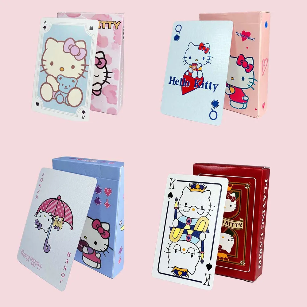 Kawaii Sanrio Playing Card Board Game Cartoon 4 Styles Cute Hello Kitty Playing Cards Hello Kitty Cards PokerToy Gift
Kawaii Sanrio Playing Card Board Game Cartoon 4 Styles Cute Hello Kitty Playing Cards Hello Kitty Cards PokerToy Gift