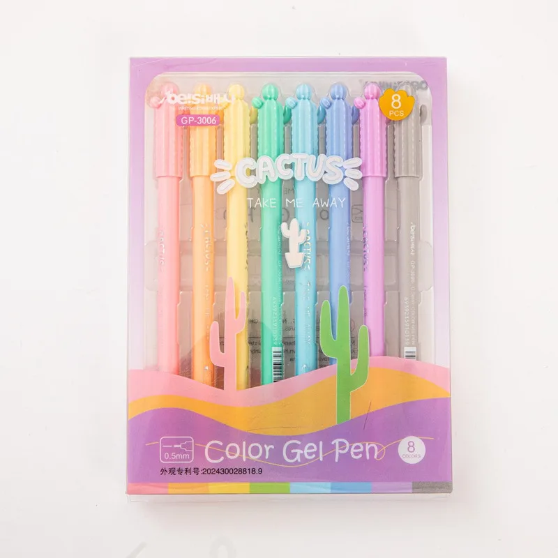 Гелевая ручка цвета макарон, гладкий наконечник 0,5 мм, быстросохнущие чернила, удобная ручка для легкого письма, рисования, принятия заметок
Гелевая ручка цвета макарон, гладкий наконечник 0,5 мм, быстросохнущие чернила, удобная ручка для легкого письма, рисования, принятия заметок