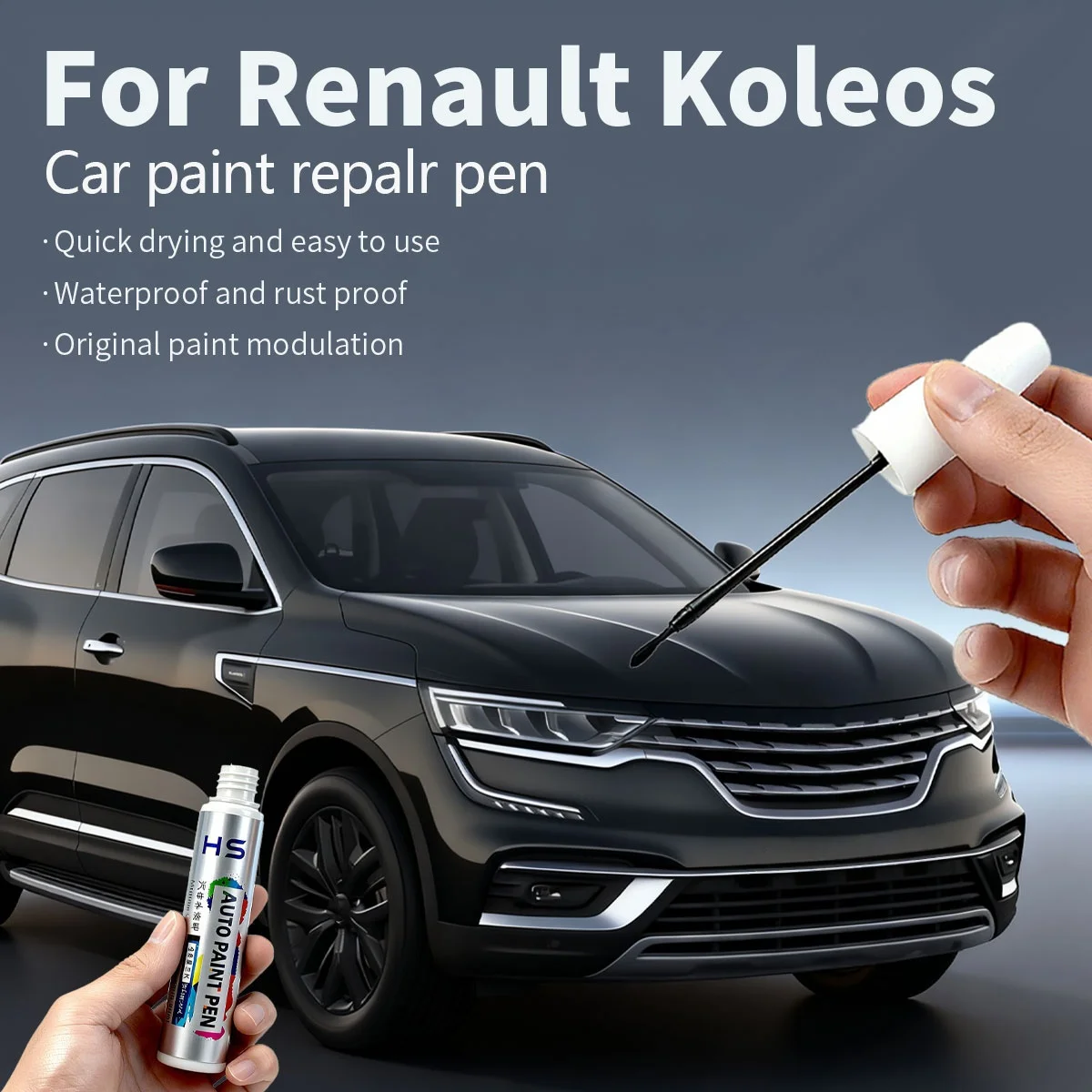 Car Paint Repair Pen Touch Up Scratch Remover DIY Auto Accessories Black GNE White Blue Red Silver KXC Grey For Renault Koleos
Car Paint Repair Pen Touch Up Scratch Remover DIY Auto Accessories Black GNE White Blue Red Silver KXC Grey For Renault Koleos
