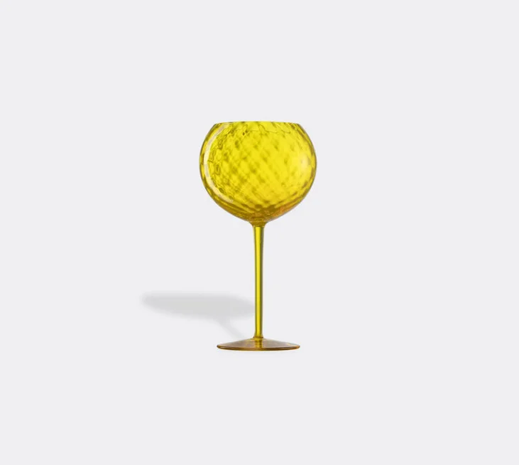 'Gigolo' red wine glass, balloton yellow NasonMoretti
'Gigolo' red wine glass, balloton yellow NasonMoretti