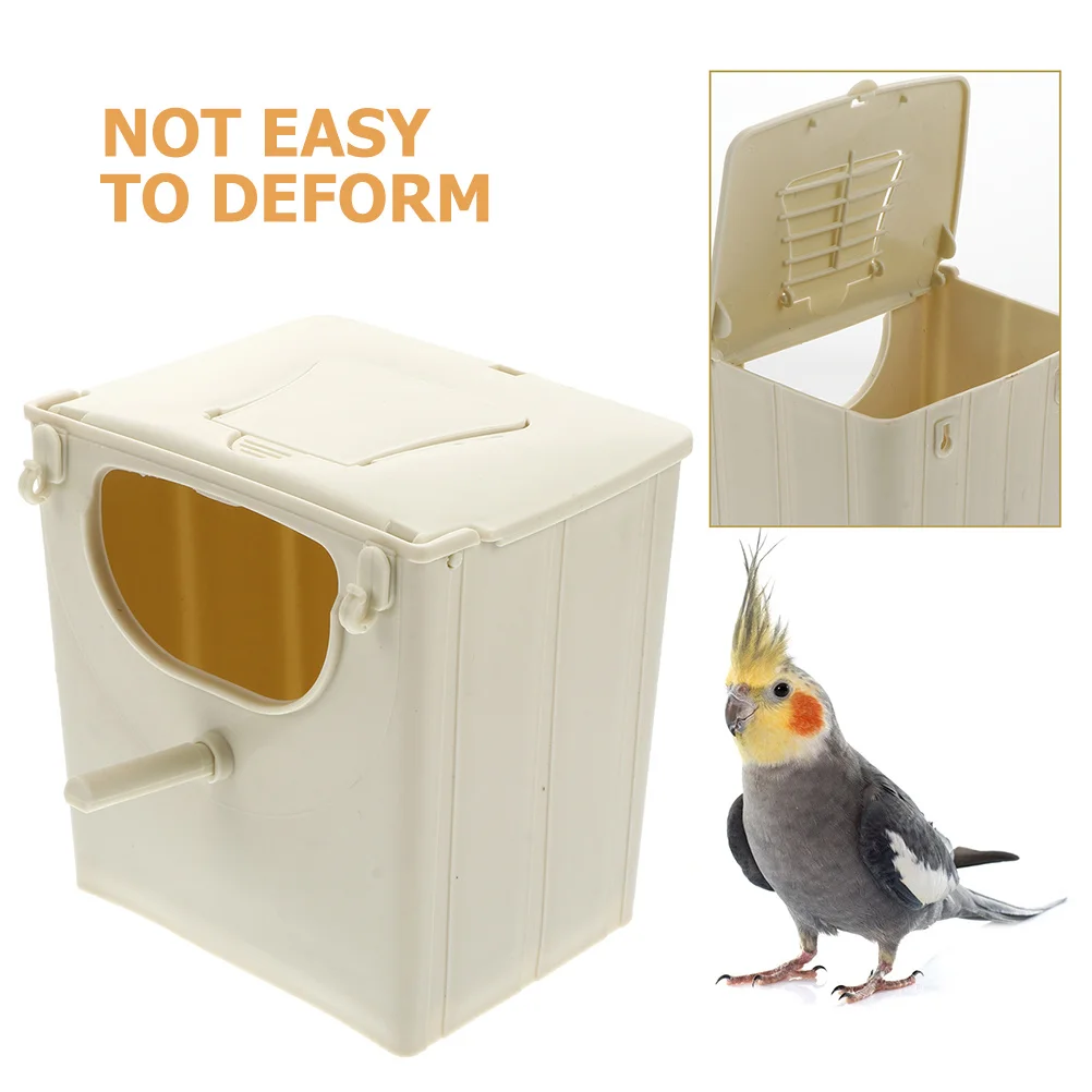 Plastic Bird Nesting Box Sturdy Breeding House for Budgie Cockatiel Small Parrots Outdoor Garden Bird Nest Box
Plastic Bird Nesting Box Sturdy Breeding House for Budgie Cockatiel Small Parrots Outdoor Garden Bird Nest Box