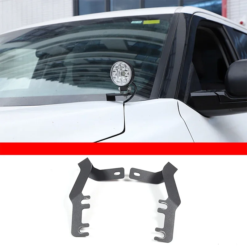 2Pcs Carbon Steel Black For Toyota Tundra 2022-2025+Car Hood Searchlight LED Spotlight Bracket Trim Car modification accessories
2Pcs Carbon Steel Black For Toyota Tundra 2022-2025+Car Hood Searchlight LED Spotlight Bracket Trim Car modification accessories