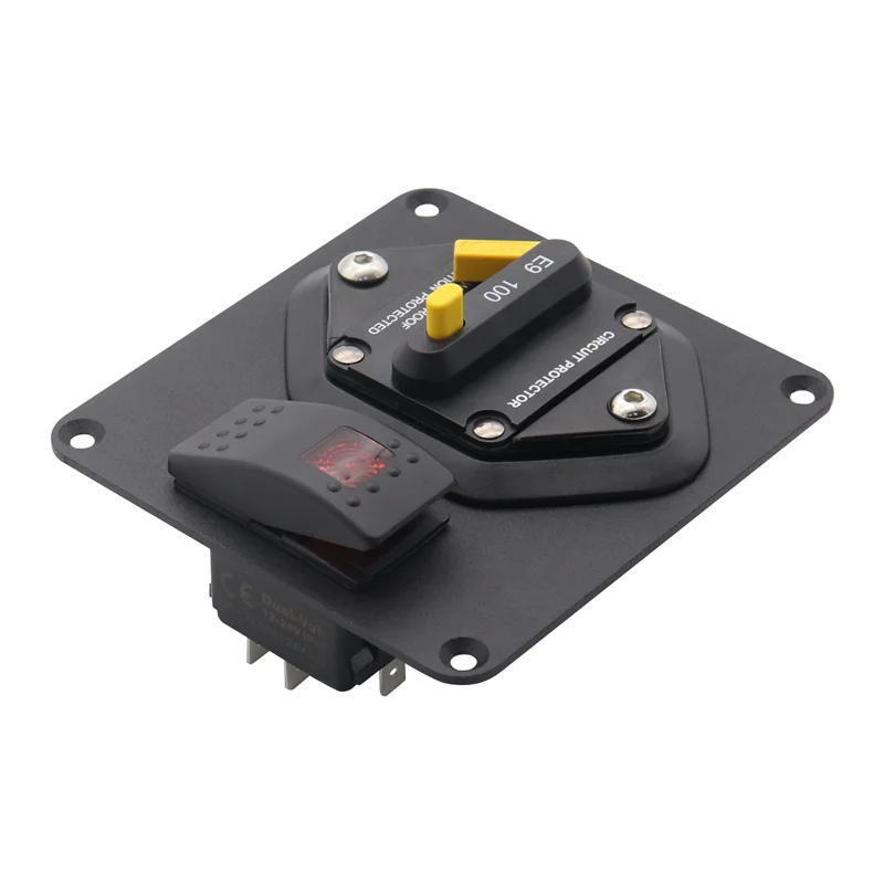 Панель автоматического выключателя 100А с красной светодиодной подсветкой, одна лампа, кулисный переключатель для лодки, детали лодки на колесах
Панель автоматического выключателя 100А с красной светодиодной подсветкой, одна лампа, кулисный переключатель для лодки, детали лодки на колесах