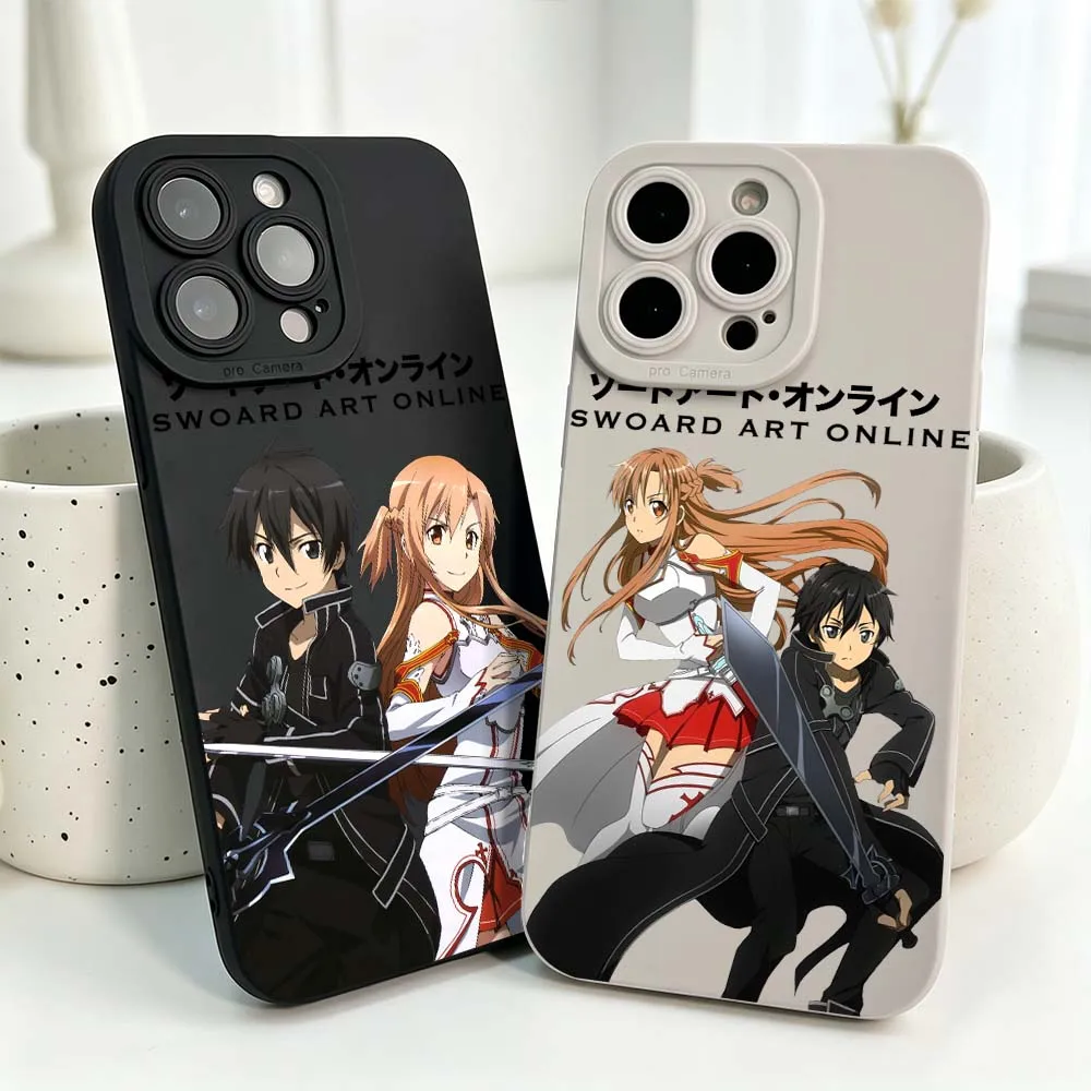 Sword Art Online Anime Silicone Case For iPhone 17 16 15 14 13 12 11 Pro Max Plus XS XR Mini Soft Phone Case Cover
Sword Art Online Anime Silicone Case For iPhone 17 16 15 14 13 12 11 Pro Max Plus XS XR Mini Soft Phone Case Cover