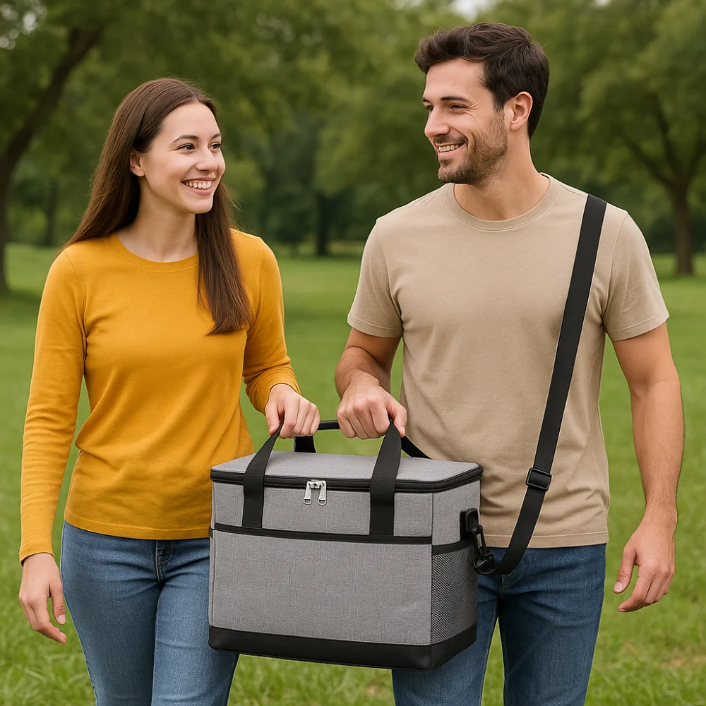 Oxford Cloth Lunch Cooler Bags 18L 30L Large Capacity Thermal Insulation Bag Leakproof Aluminum Foil Refrigerated Bag Outdoor 
Oxford Cloth Lunch Cooler Bags 18L 30L Large Capacity Thermal Insulation Bag Leakproof Aluminum Foil Refrigerated Bag Outdoor