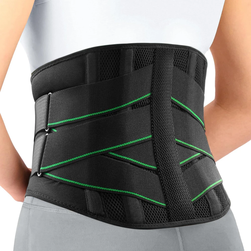 1Pcs Breathable Back Support Belt with 5 Stays for Lower Back Pain Relief Anti-Skid Lumbar Braces for Men/Women for Work
1Pcs Breathable Back Support Belt with 5 Stays for Lower Back Pain Relief Anti-Skid Lumbar Braces for Men/Women for Work