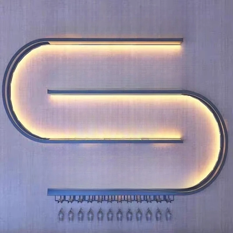 Dining room small wall-mounted wrought iron wine rack cabinet adjustable height environmentally friendly cooling display bar
Dining room small wall-mounted wrought iron wine rack cabinet adjustable height environmentally friendly cooling display bar