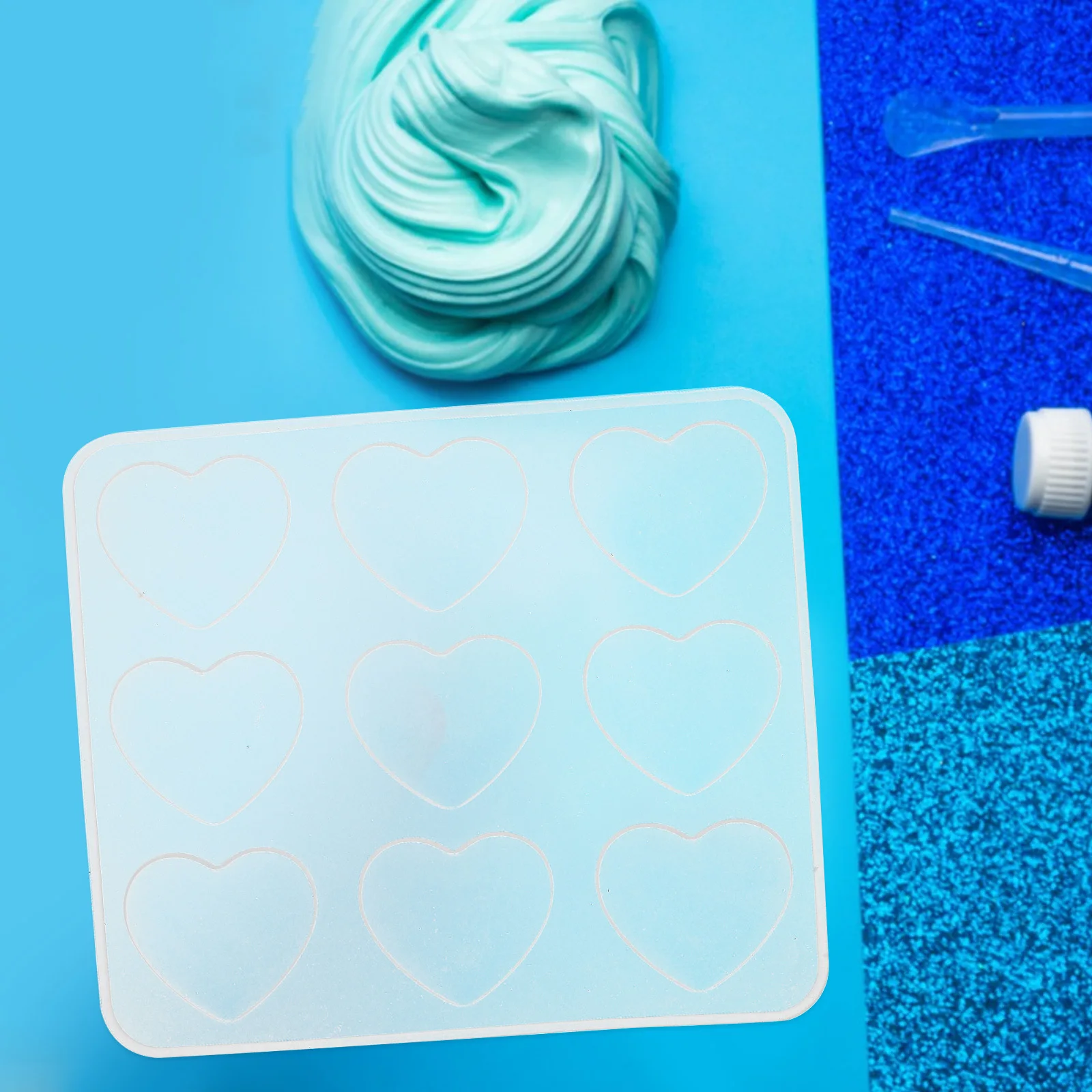 Heart Shaped Silicone Mold for DIY Jewelry Making Resin Pendants Keychain Charms 9-Cavity Epoxy Crafting Mould
Heart Shaped Silicone Mold for DIY Jewelry Making Resin Pendants Keychain Charms 9-Cavity Epoxy Crafting Mould