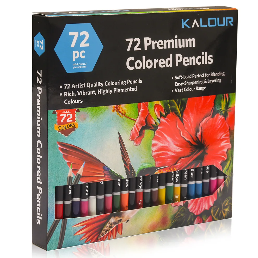 72 Colored Pencils, Oil Color Pencil for Adult Coloring, Soft Core, Art Pencils Set for Artist Kids Beginner coloring Drawing
72 Colored Pencils, Oil Color Pencil for Adult Coloring, Soft Core, Art Pencils Set for Artist Kids Beginner coloring Drawing