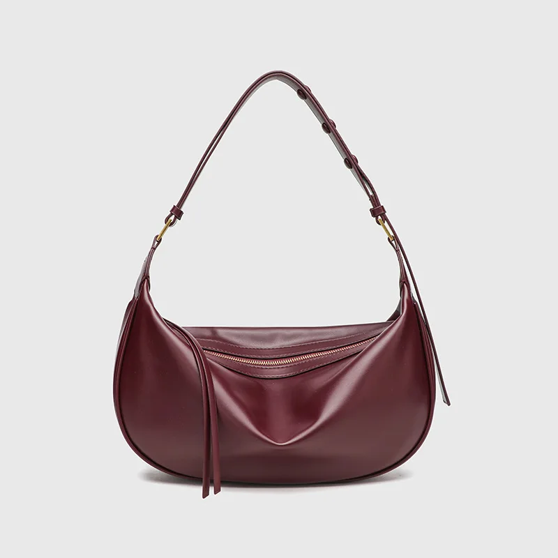 2025 New Style Women's Bag Fashion High-quality Texture Shoulder Messenger Bag Versatile Design Underarm Dumpling Bag
2025 New Style Women's Bag Fashion High-quality Texture Shoulder Messenger Bag Versatile Design Underarm Dumpling Bag
