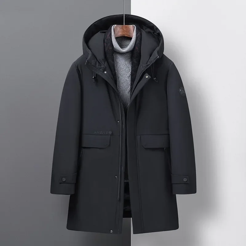 Down Jacket Men's 2023 Winter New Detachable Scarf Versatile Fashion Mid Length Jacket
Down Jacket Men's 2023 Winter New Detachable Scarf Versatile Fashion Mid Length Jacket