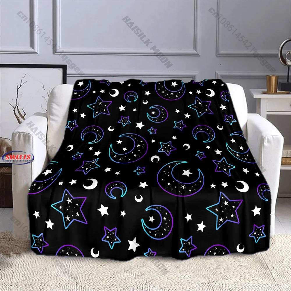 Cosmic Moon and Star Blanket Multiple sizes kid's and adults' bedroom living room sofa decor blanket, Exquisite gift
Cosmic Moon and Star Blanket Multiple sizes kid's and adults' bedroom living room sofa decor blanket, Exquisite gift