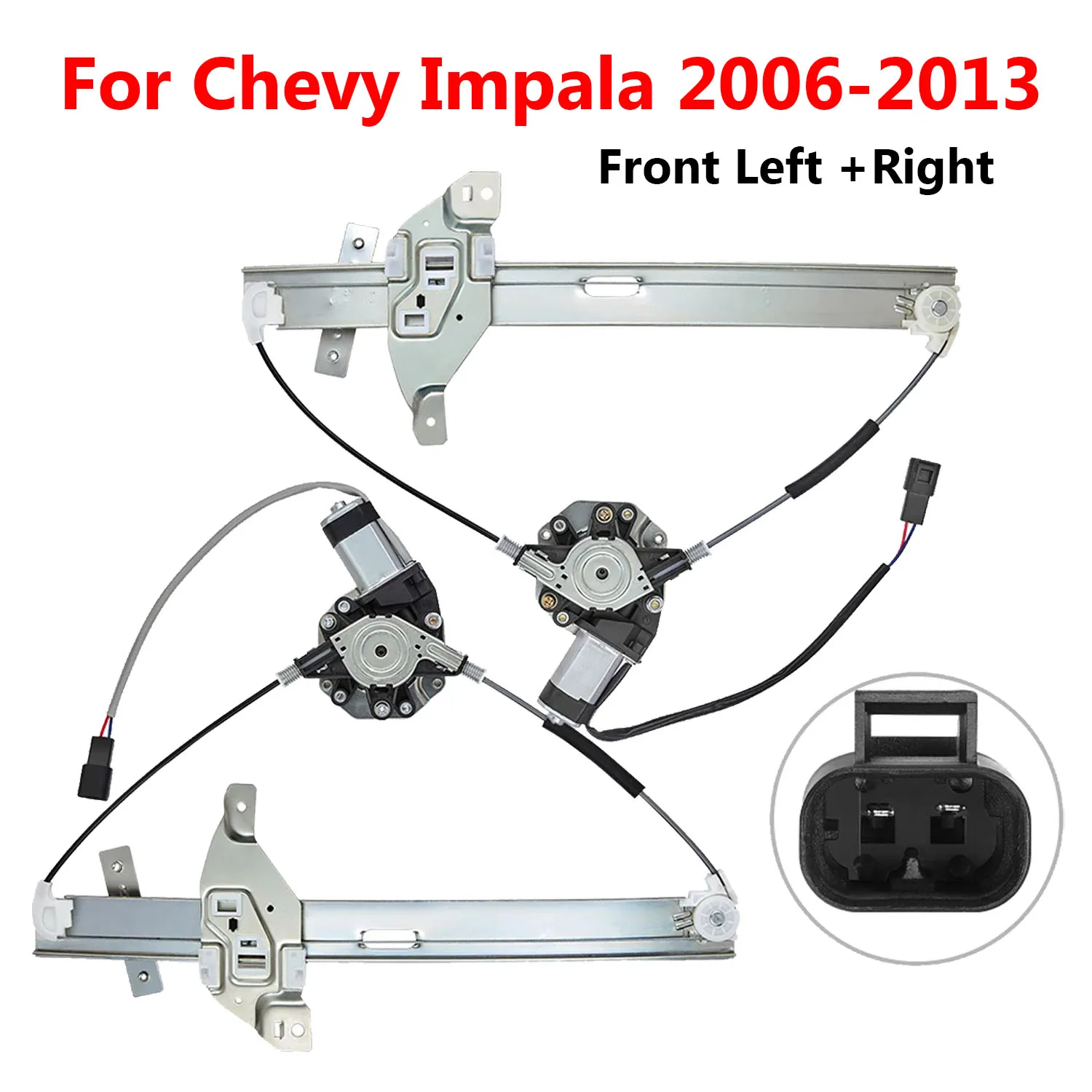 Car Front Left Right Power Window Regulator with Motor Fit For Chevy Impala 2006-2013 748-172 748-173
Car Front Left Right Power Window Regulator with Motor Fit For Chevy Impala 2006-2013 748-172 748-173