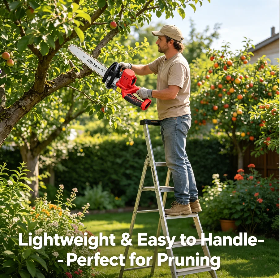 2000W 500rpm Electric Chainsaw 16-Inch Brushless Cordless Chainsaw with Auto Oil Injection for Wood Cutting/Farm/Ranch/Construction
2000W 500rpm Electric Chainsaw 16-Inch Brushless Cordless Chainsaw with Auto Oil Injection for Wood Cutting/Farm/Ranch/Construction