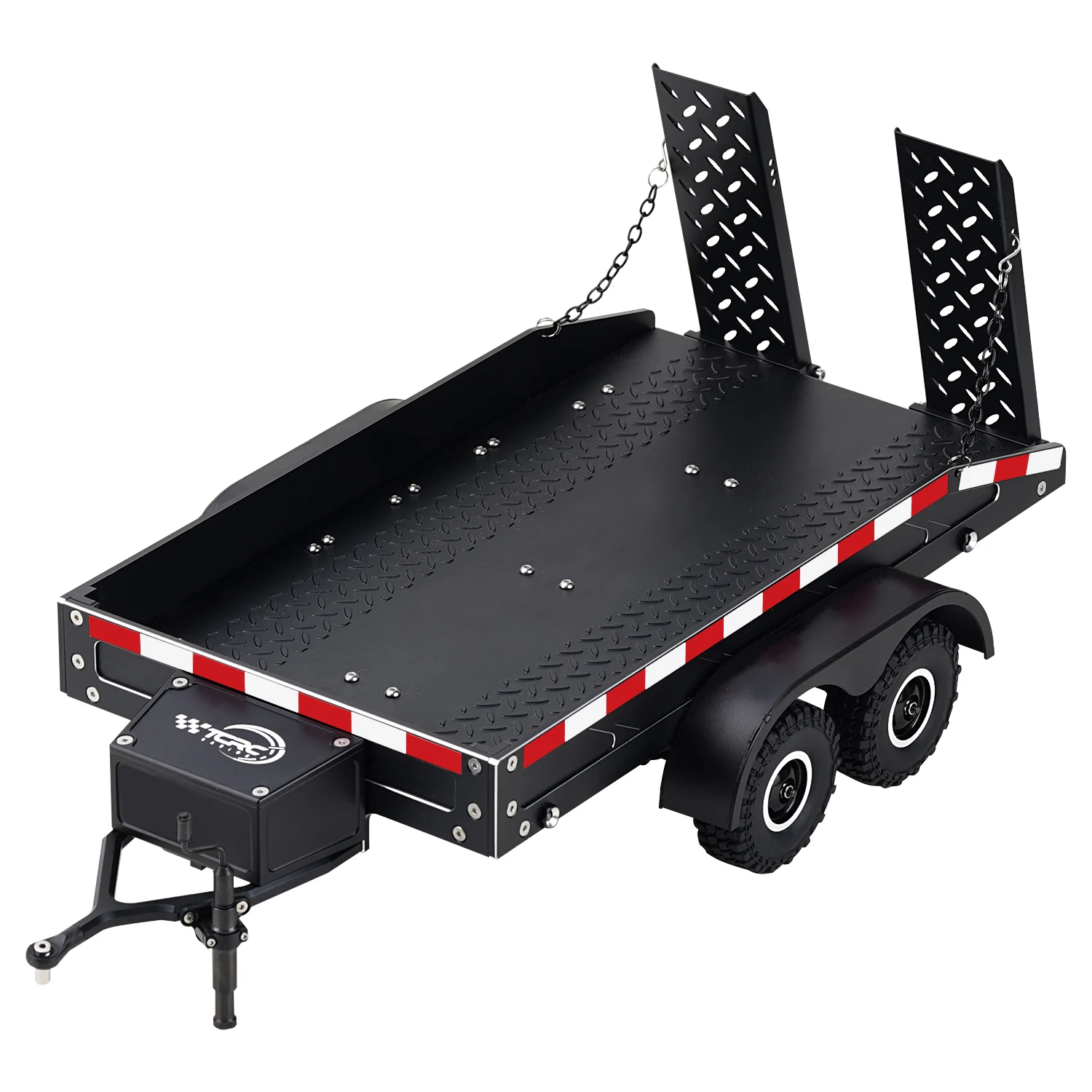 TCRC Full Metal Truck Trailer with Simulated Reflective Stickers for 1/16 1/18 1/24 RC Crawler Car Upgrades
TCRC Full Metal Truck Trailer with Simulated Reflective Stickers for 1/16 1/18 1/24 RC Crawler Car Upgrades