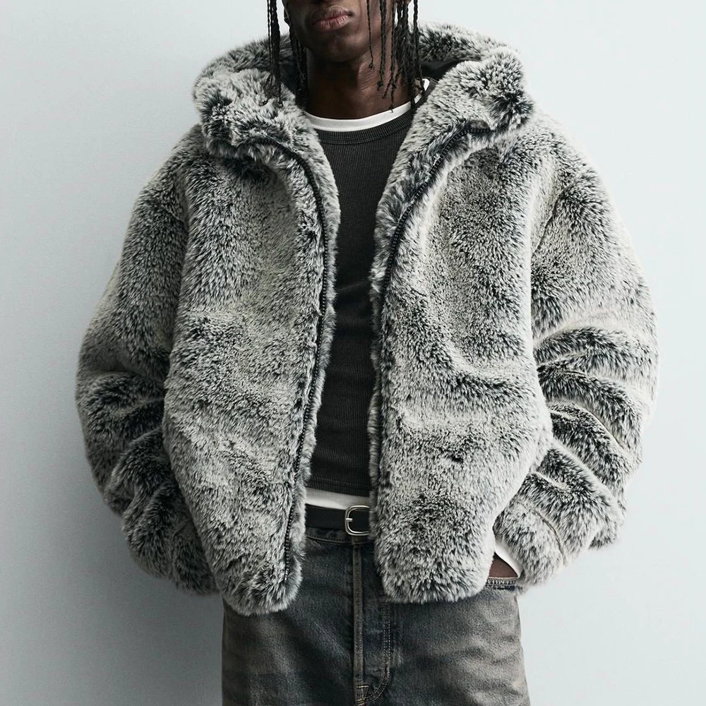 Winter New Men's Faux Fur Long-Sleeved Jacket American Retro Fashion Trendy High Street Loose Casual Niche Men's Top 2025
Winter New Men's Faux Fur Long-Sleeved Jacket American Retro Fashion Trendy High Street Loose Casual Niche Men's Top 2025