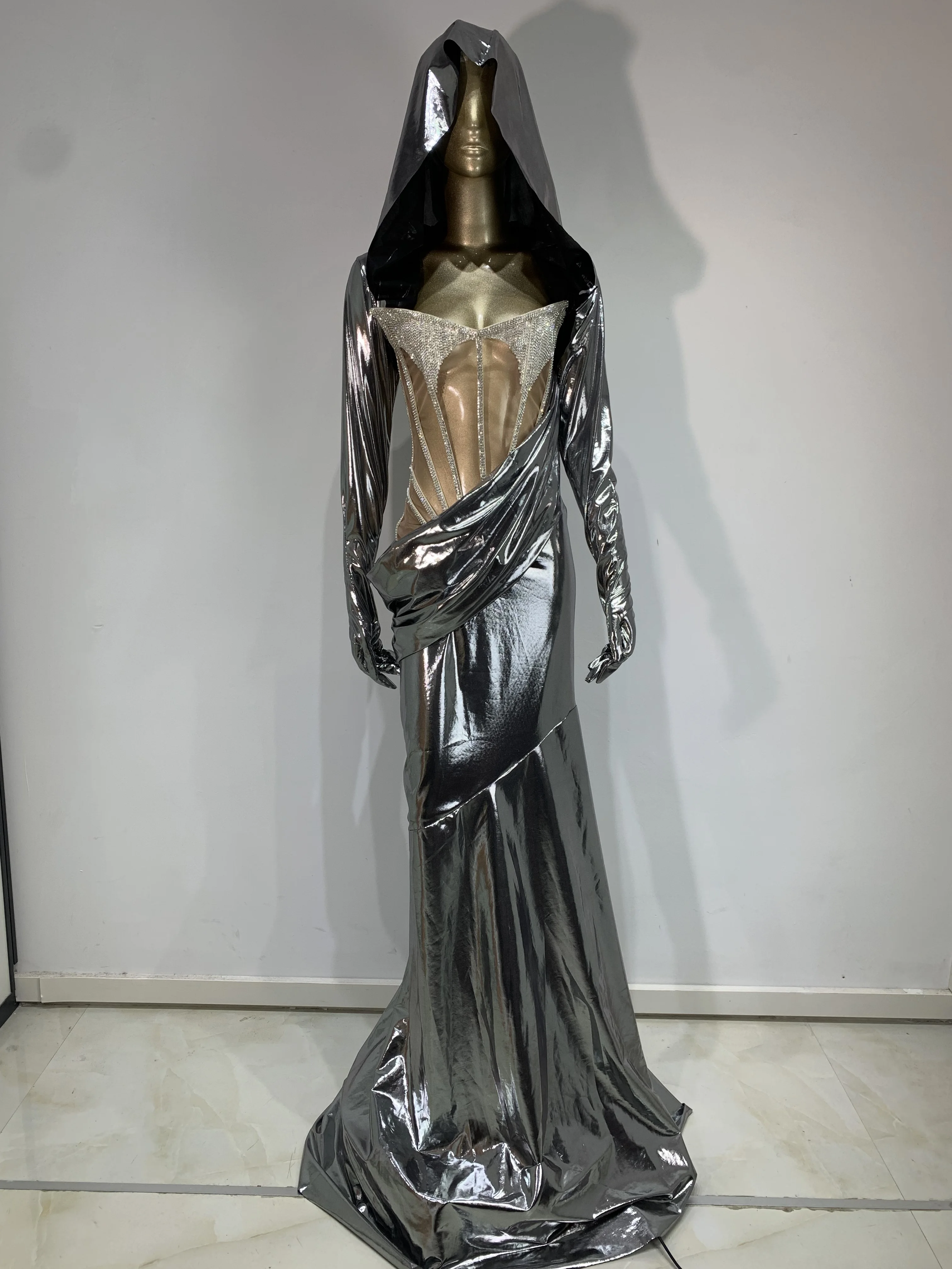 Women Sexy Sparkly Diamond Long Dress Two Pieces Sets Nightclub Party Celebrate Dance Singer Performance Costume Stage Outfit
Women Sexy Sparkly Diamond Long Dress Two Pieces Sets Nightclub Party Celebrate Dance Singer Performance Costume Stage Outfit
