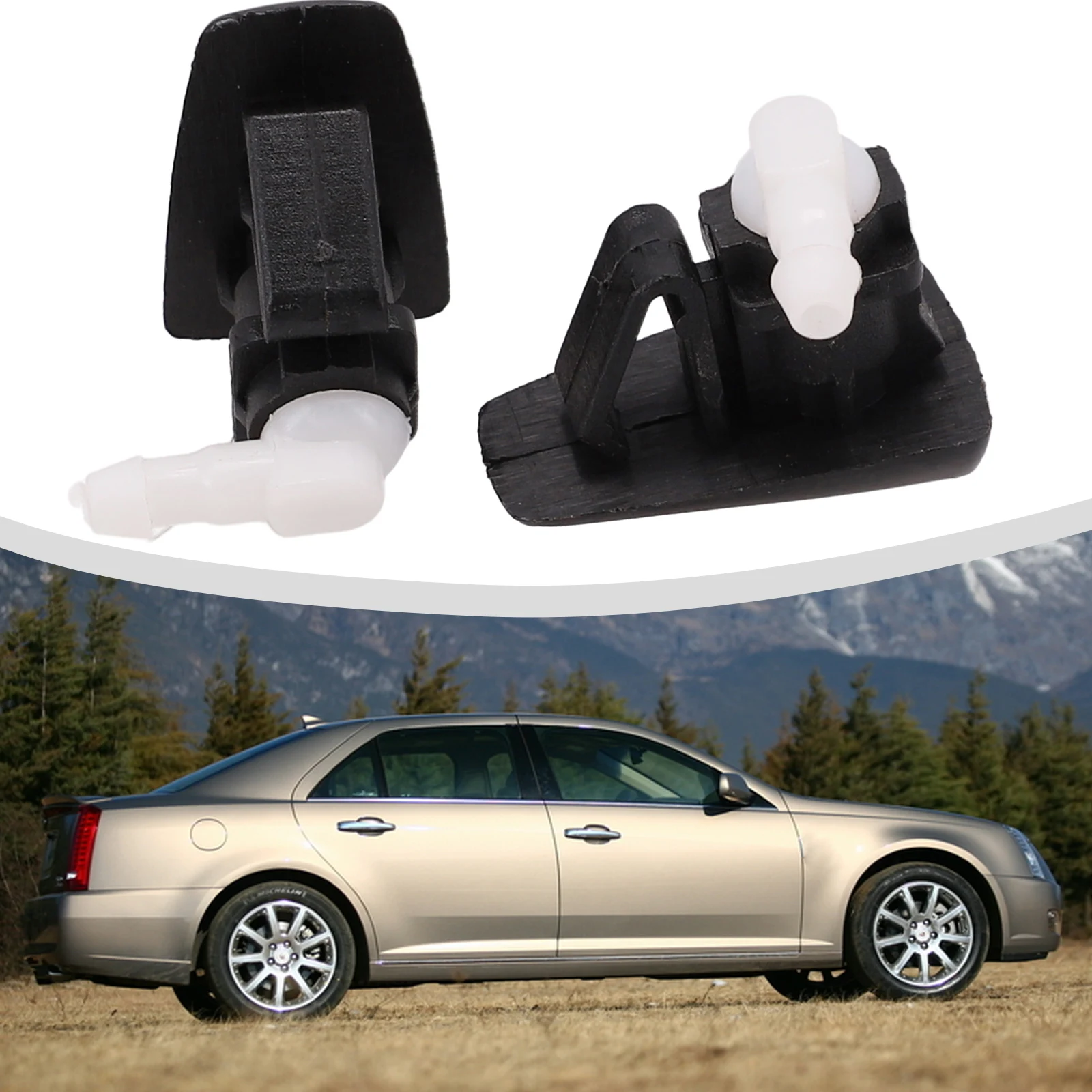 Windshield Washer Nozzle For CTS 2003-2007 15778747 For Front L/R For SRX 2004-2009
Windshield Washer Nozzle For CTS 2003-2007 15778747 For Front L/R For SRX 2004-2009