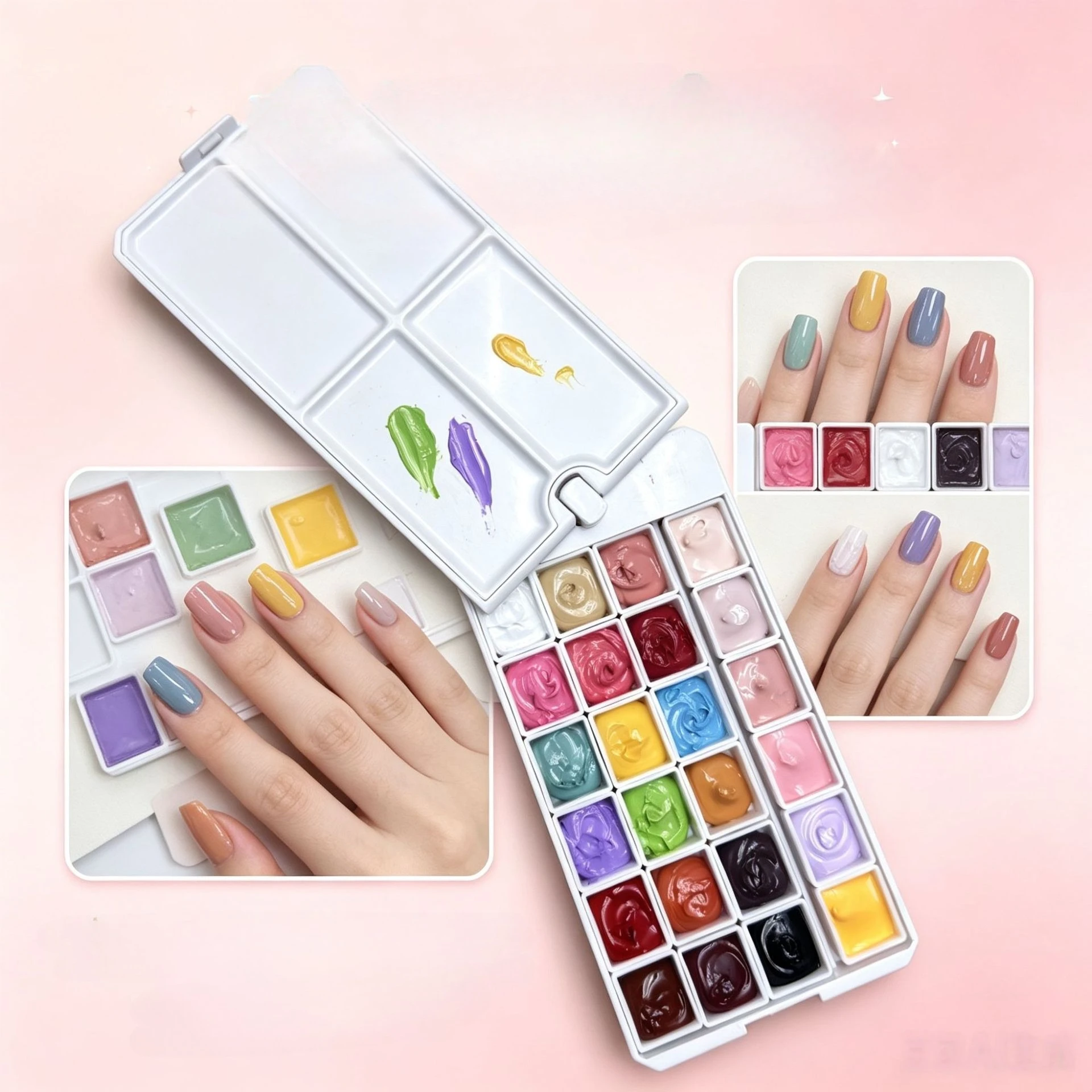 24Colors Patting Painting Gel Nail Polish 4 In 1 Transfer French Design UV LED Soak Off Gel Varnishes Gradient Pat Gel Manicure
24Colors Patting Painting Gel Nail Polish 4 In 1 Transfer French Design UV LED Soak Off Gel Varnishes Gradient Pat Gel Manicure