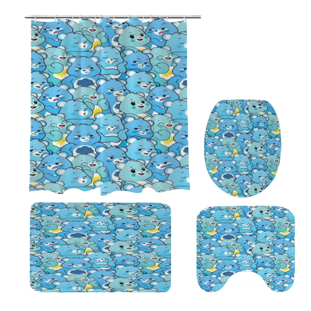 Care Bears 4pcs/set Shower Curtain Waterproof Polyester Bath Curtain Home New Year Bedroom Cartoon Curtains
Care Bears 4pcs/set Shower Curtain Waterproof Polyester Bath Curtain Home New Year Bedroom Cartoon Curtains