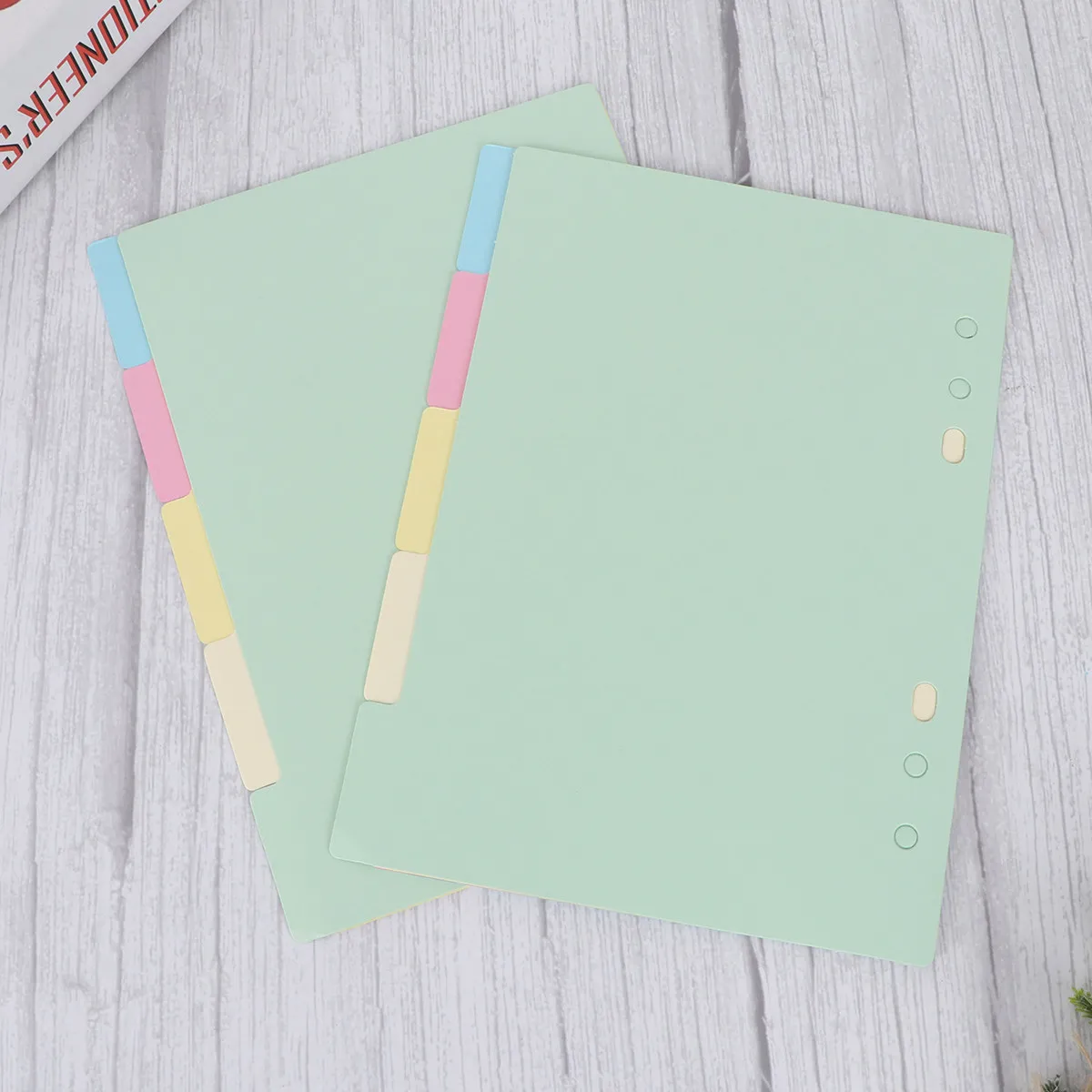 1 Set Index Paper Dividers A5 5 Colors Tab Extra Wide Reinforced Holes 6 Ring Binder Organizers Project Sorter Labels Planner
1 Set Index Paper Dividers A5 5 Colors Tab Extra Wide Reinforced Holes 6 Ring Binder Organizers Project Sorter Labels Planner