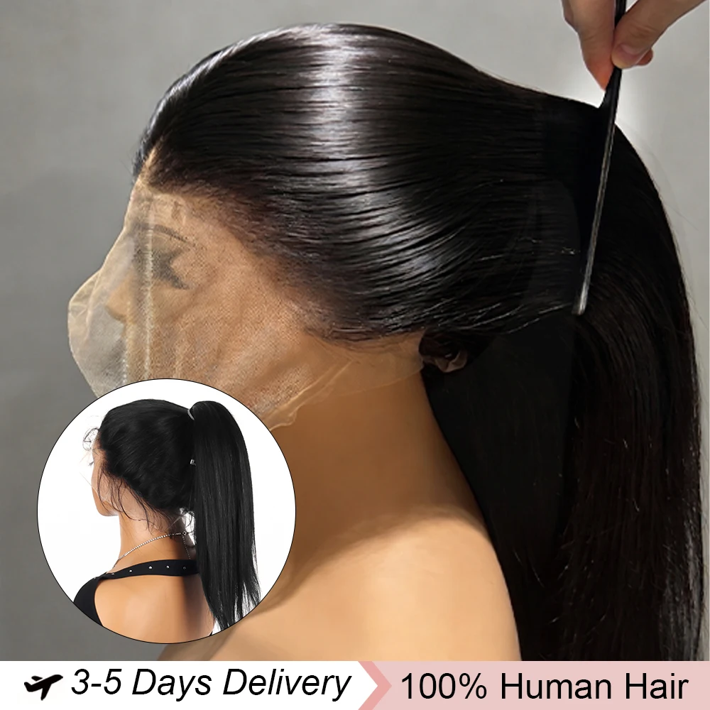 200% Density 30 Inch 360 Full Lace Wig Human Hair Pre Plucked HD Transparent Lace Frontal 100% Human Hair Lace Front Bone Straight Wigs
200% Density 30 Inch 360 Full Lace Wig Human Hair Pre Plucked HD Transparent Lace Frontal 100% Human Hair Lace Front Bone Straight Wigs