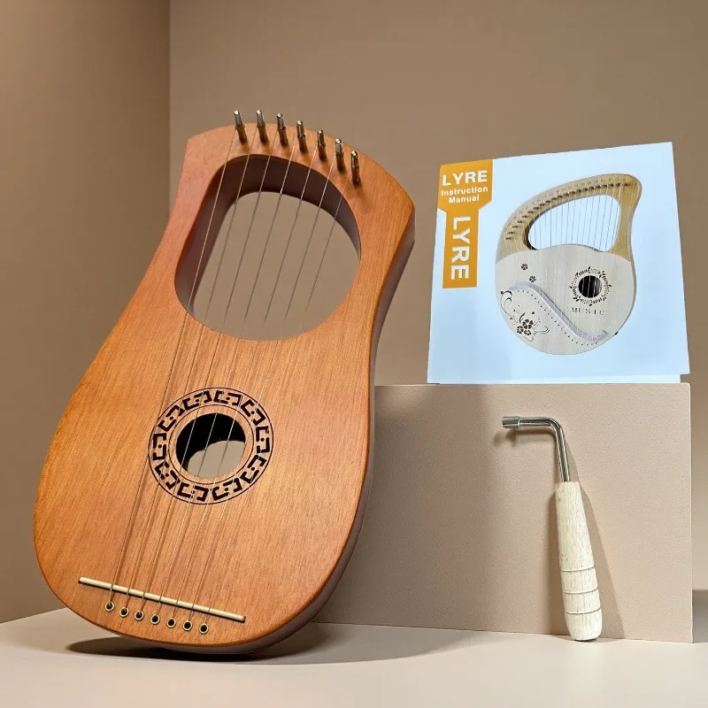 7-струнная арфа профессиональная, в коробке, лира для детей и взрослых, для начинающих, портативная миниатюрная арфа, струнный инструмент
7-струнная арфа профессиональная, в коробке, лира для детей и взрослых, для начинающих, портативная миниатюрная арфа, струнный инструмент