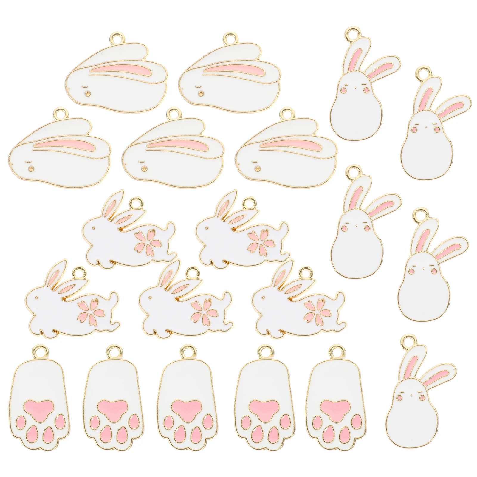 20 Pcs Necklace Pendants Rabbit Shaped Ornaments Durable Earrings Accessories Charm Decors Bracelet Decors DIY Craft
20 Pcs Necklace Pendants Rabbit Shaped Ornaments Durable Earrings Accessories Charm Decors Bracelet Decors DIY Craft