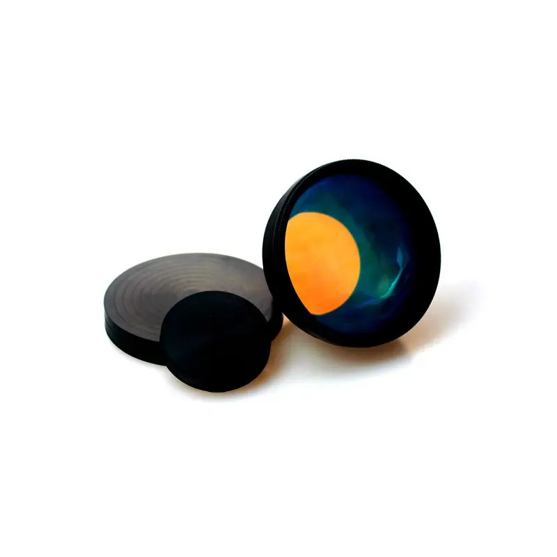 Fiber Laser Marking Airport Mirror K9 Scanning Lens 1064nm Laser Marking Large Format Lens Thread M85