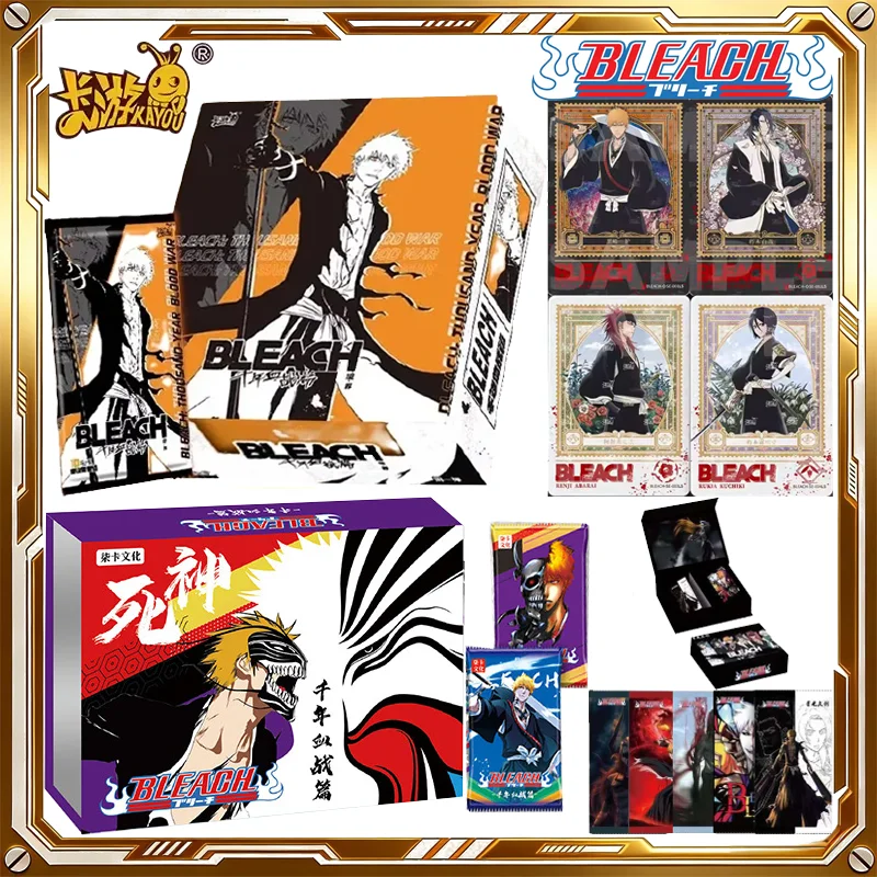 Коллекционные карточки KAYOU Bleach: Тысячелетняя кровавая война, Загадочная коробка-сюрприз, Аниме-карточная игра, Подарки на День рождения и праздники для детей
Коллекционные карточки KAYOU Bleach: Тысячелетняя кровавая война, Загадочная коробка-сюрприз, Аниме-карточная игра, Подарки на День рождения и праздники для детей