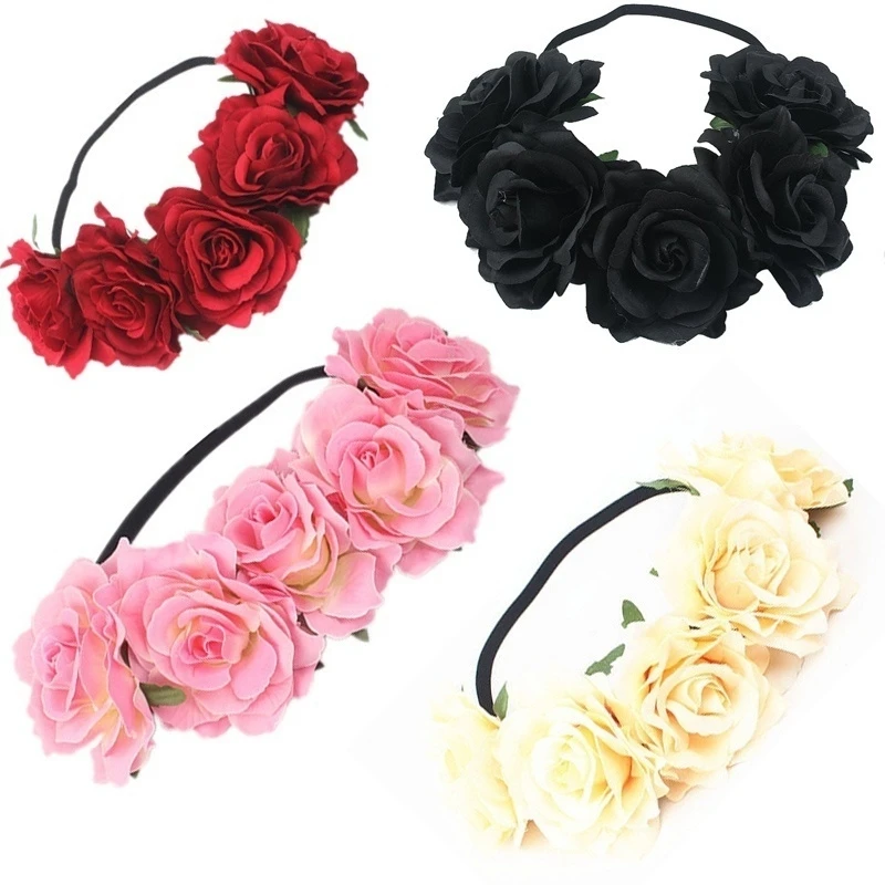 Girl Crown Floral Rose Flower Headband Hairband Wedding Hair Garland Headpiece Hair Accessories
Girl Crown Floral Rose Flower Headband Hairband Wedding Hair Garland Headpiece Hair Accessories