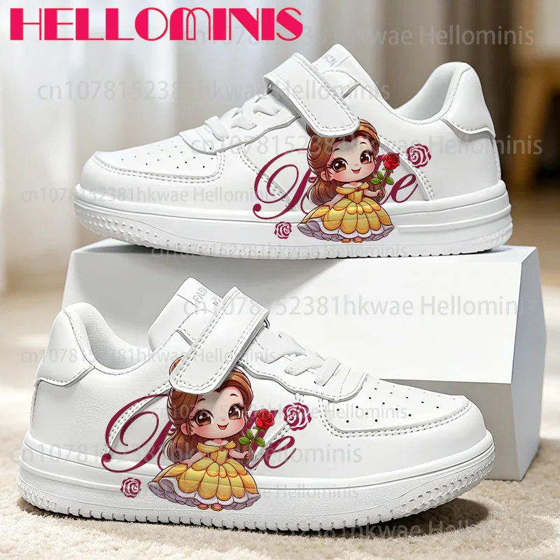 Belle Princess Cute Cartoon Little Princess Print Kids White Sneakers Girls Children Lightweight Soft Sole Non-slip Casual Shoes
Belle Princess Cute Cartoon Little Princess Print Kids White Sneakers Girls Children Lightweight Soft Sole Non-slip Casual Shoes