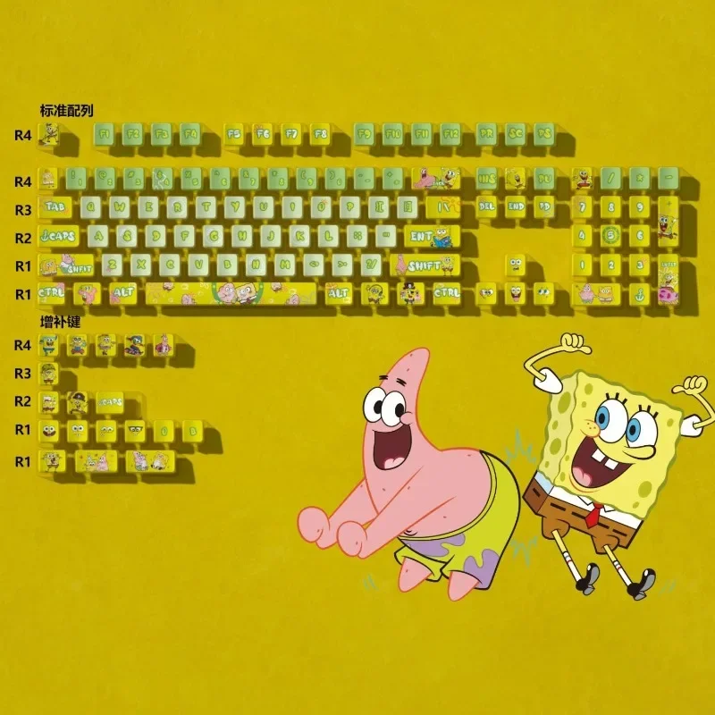 SpongeBobs Keycaps PBT Heat Anime Figure Mechanical Keyboard Kit Boyfriends Birthday Gift
SpongeBobs Keycaps PBT Heat Anime Figure Mechanical Keyboard Kit Boyfriends Birthday Gift