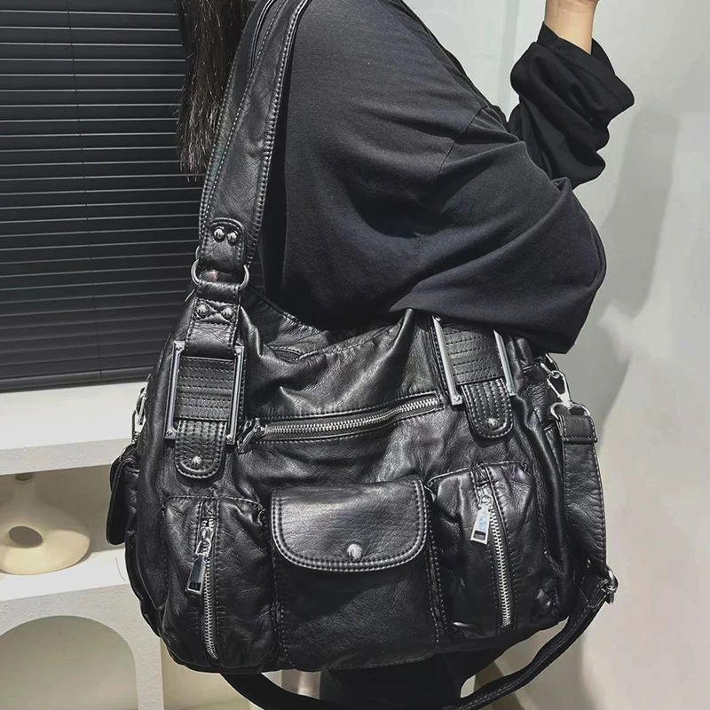 PU Leather Ladies Large Capacity Tote Fashion Handbag Litchi Print Shoulder Crossbody Bag Daily Commute Out Bag
PU Leather Ladies Large Capacity Tote Fashion Handbag Litchi Print Shoulder Crossbody Bag Daily Commute Out Bag