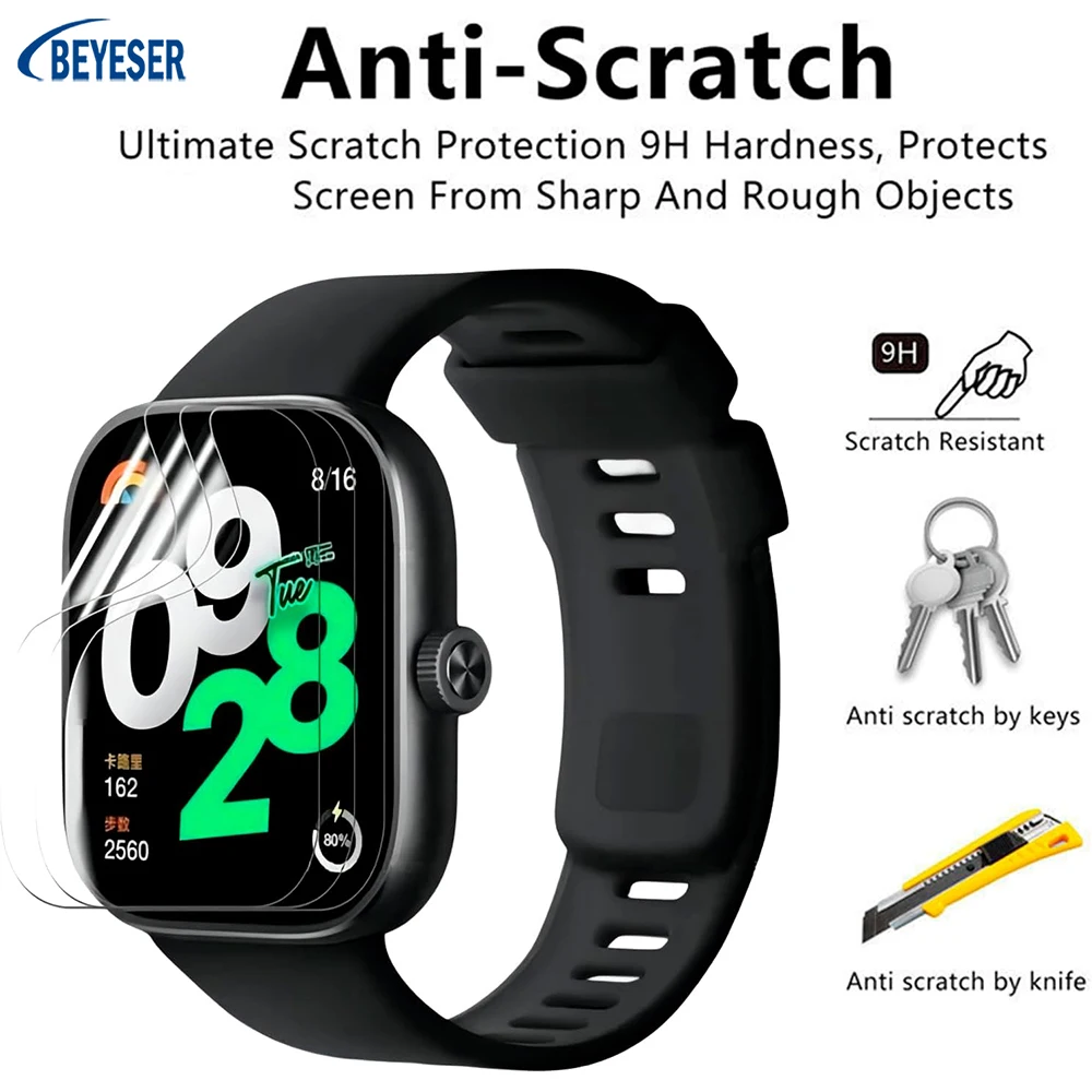 3/6Pcs Watch Film For Redmi Watch 4 HD Replacement Hydrogel Film Smart Watch Anti-scratch Screen Protective Film Accessories
3/6Pcs Watch Film For Redmi Watch 4 HD Replacement Hydrogel Film Smart Watch Anti-scratch Screen Protective Film Accessories