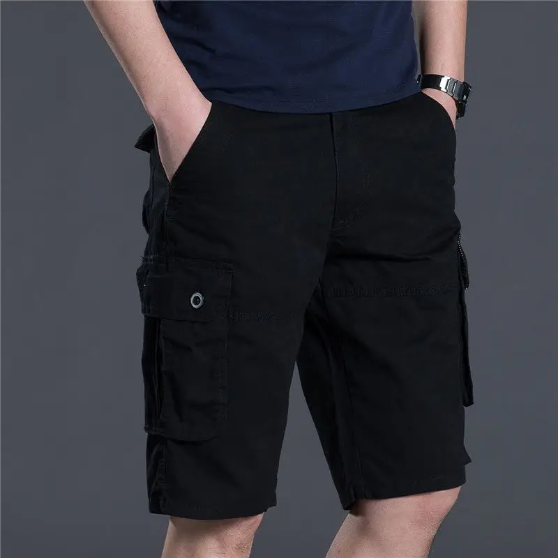 Men's Summer Casual Cargo Shorts Loose Fit Cotton Multi Pocket Straight Leg 5 Inch Inseam Streetwear Trousers
Men's Summer Casual Cargo Shorts Loose Fit Cotton Multi Pocket Straight Leg 5 Inch Inseam Streetwear Trousers