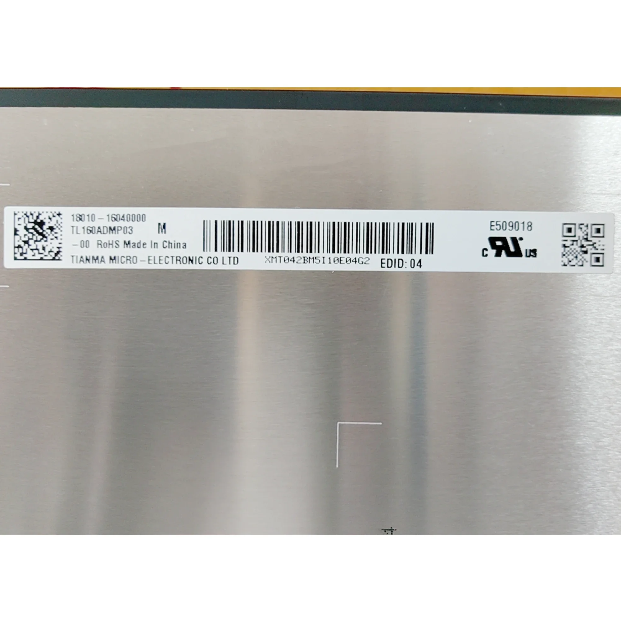 TL160ADMP03-00 fit NE160QDM-NZ5 16.0'' 240Hz IPS Laptop LCD Screen Display Panel 2560*1600
TL160ADMP03-00 fit NE160QDM-NZ5 16.0'' 240Hz IPS Laptop LCD Screen Display Panel 2560*1600