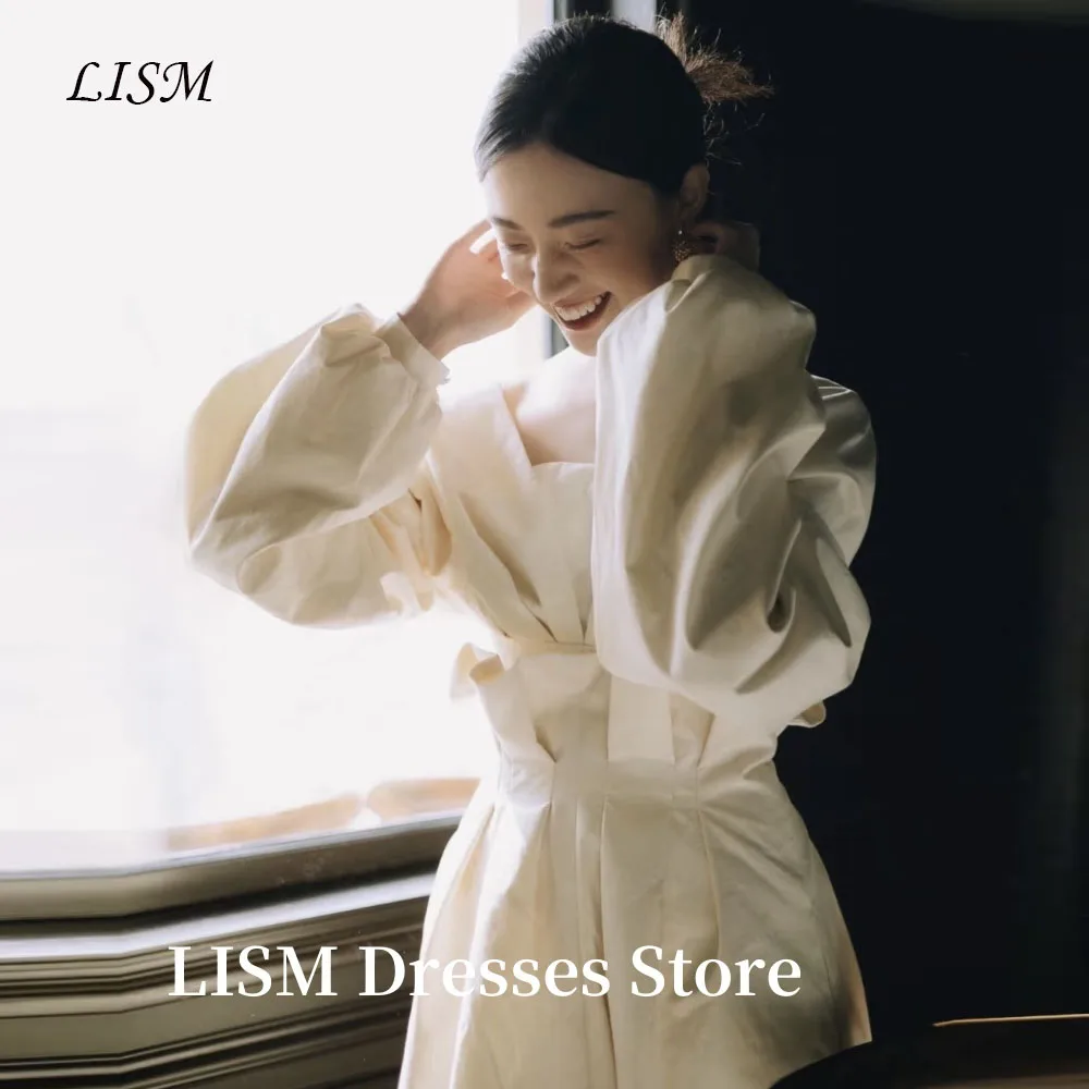 LISM Elegant A-Line Korea Wedding Dresses Photo Shoot V-Neck Full Sleeves Floor Length Bridal Gowns 웨딩드레스 Customized Corsets
LISM Elegant A-Line Korea Wedding Dresses Photo Shoot V-Neck Full Sleeves Floor Length Bridal Gowns 웨딩드레스 Customized Corsets