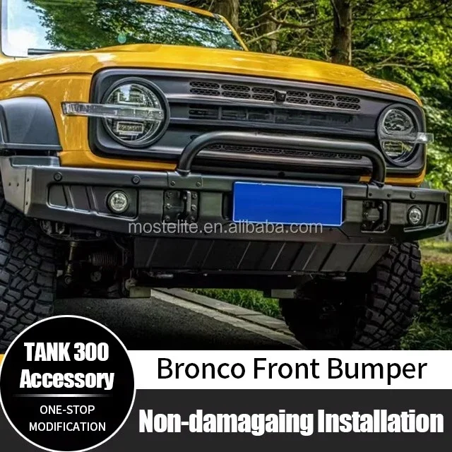FORNew Design Off Road Exterior Accessories Carbon Steel Bronco Style Front Bumper For GWM Tank 300
FORNew Design Off Road Exterior Accessories Carbon Steel Bronco Style Front Bumper For GWM Tank 300