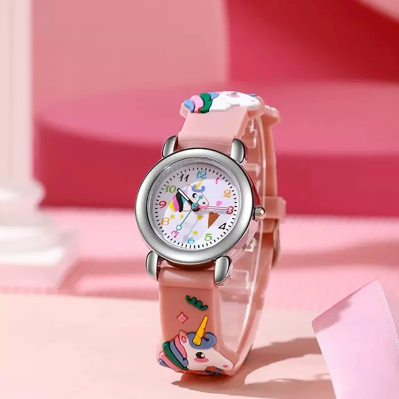 Cartoon Unicorn Children Watches Fashion Colorful boy gril Student and kid Watch Quartz Watch Electronic Watch birthday gift
Cartoon Unicorn Children Watches Fashion Colorful boy gril Student and kid Watch Quartz Watch Electronic Watch birthday gift