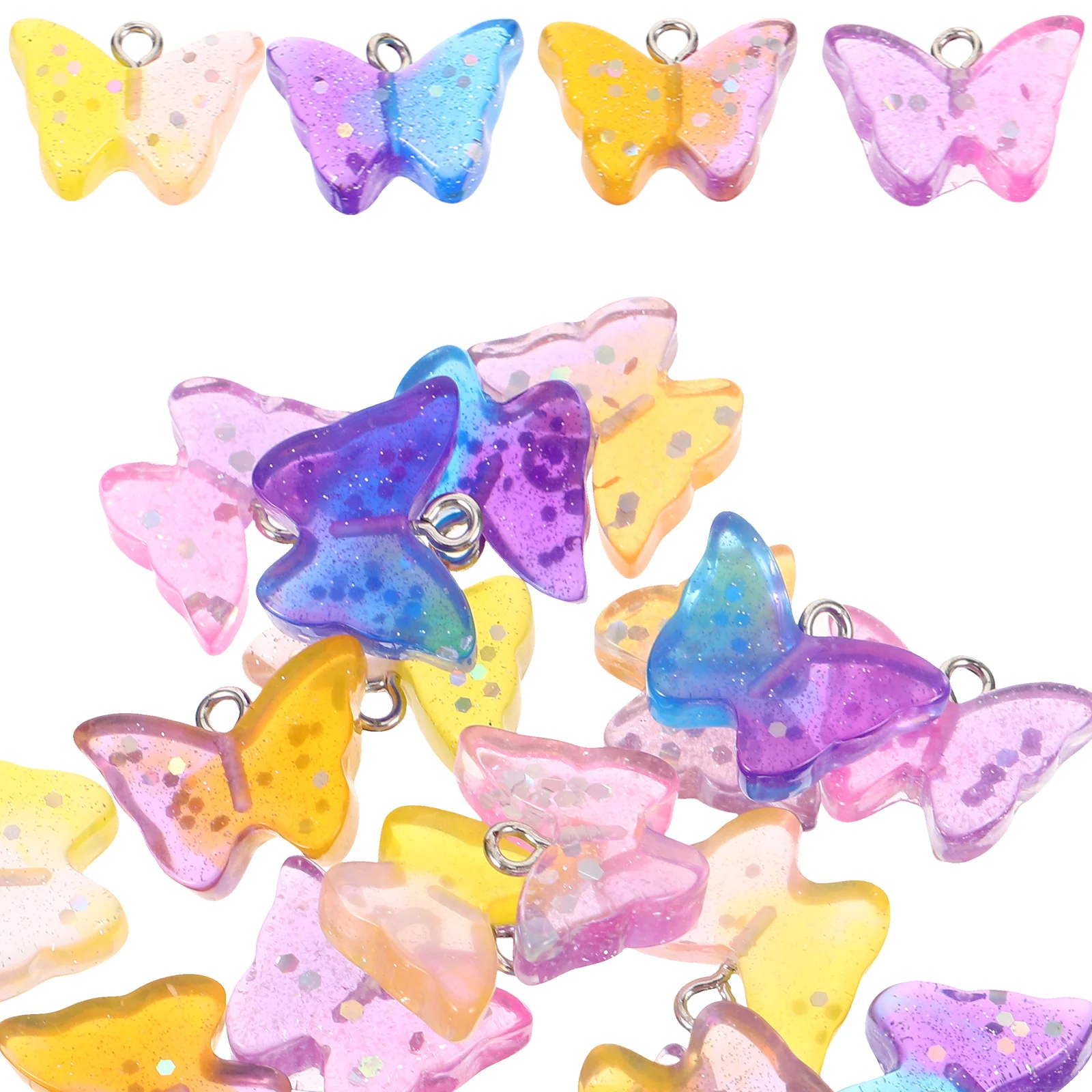 20pcs Butterfly Pendants Resin Accessories DIY Craft Flat Back Charm Earring Decor Jewelry Making Supplies Gifts Ideas
20pcs Butterfly Pendants Resin Accessories DIY Craft Flat Back Charm Earring Decor Jewelry Making Supplies Gifts Ideas