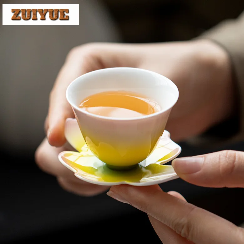 40ml Gradient Ramp Teacup Creative Tea Bowl Tea Cup Set Tea-tasting Personal Cup Jianzhan Master Cup Household Tableware Coaster
40ml Gradient Ramp Teacup Creative Tea Bowl Tea Cup Set Tea-tasting Personal Cup Jianzhan Master Cup Household Tableware Coaster
