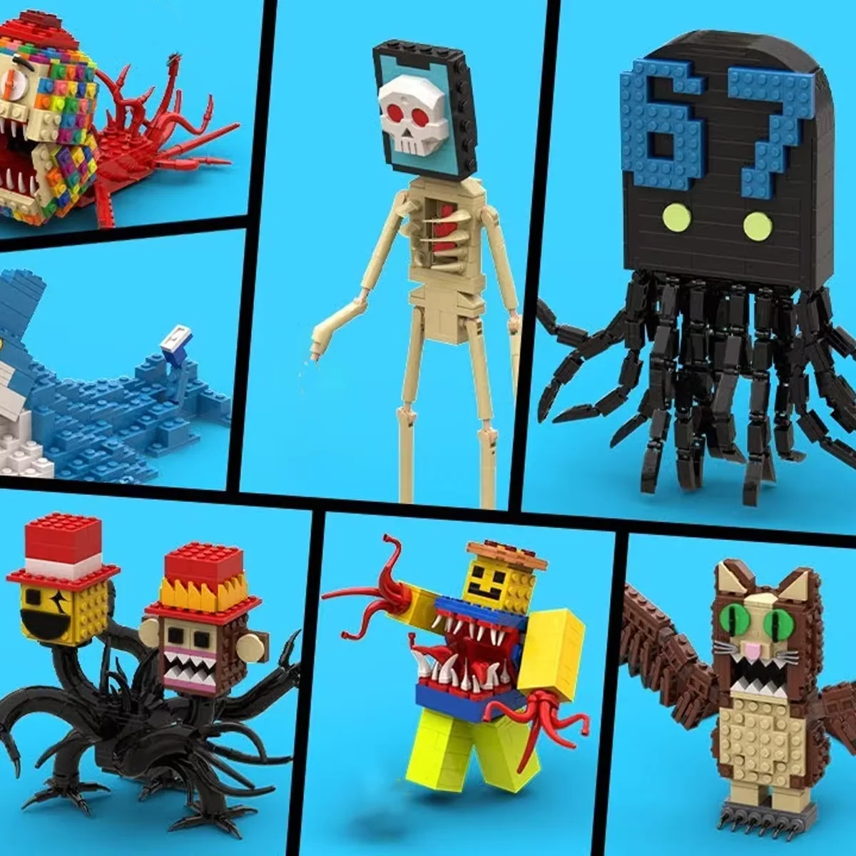 New Horror Game Character Building Blocks Set, Monster Figures Bricks Toys for Kids and Fans, Unique Collectible Gifts
New Horror Game Character Building Blocks Set, Monster Figures Bricks Toys for Kids and Fans, Unique Collectible Gifts