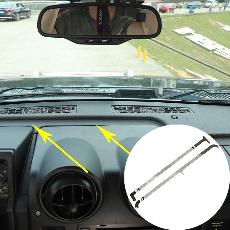 For Hummer H2 2003-2007 Stainless Steel Car Styling Instrument Panel Groove Patch Interior Modification Accessories
For Hummer H2 2003-2007 Stainless Steel Car Styling Instrument Panel Groove Patch Interior Modification Accessories