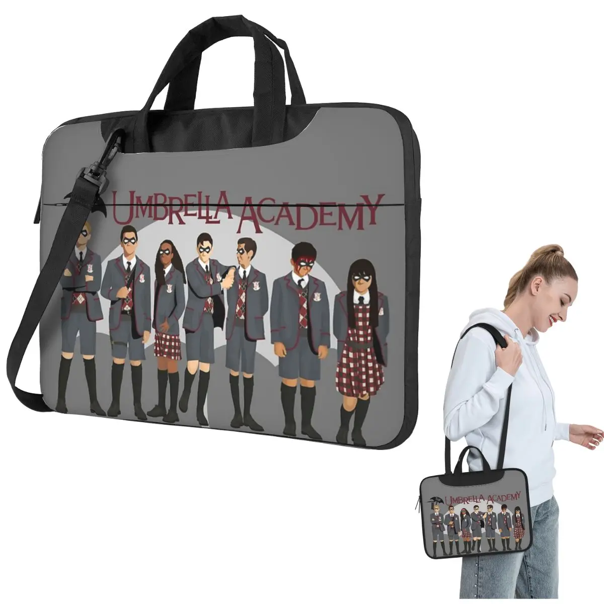 Сумка для ноутбука The Umbrella Academy Group, защитный чехол, сумка для компьютера 13, 14, 15,6 дюймов, сумка через плечо для ноутбука Macbook Pro Air
Сумка для ноутбука The Umbrella Academy Group, защитный чехол, сумка для компьютера 13, 14, 15,6 дюймов, сумка через плечо для ноутбука Macbook Pro Air