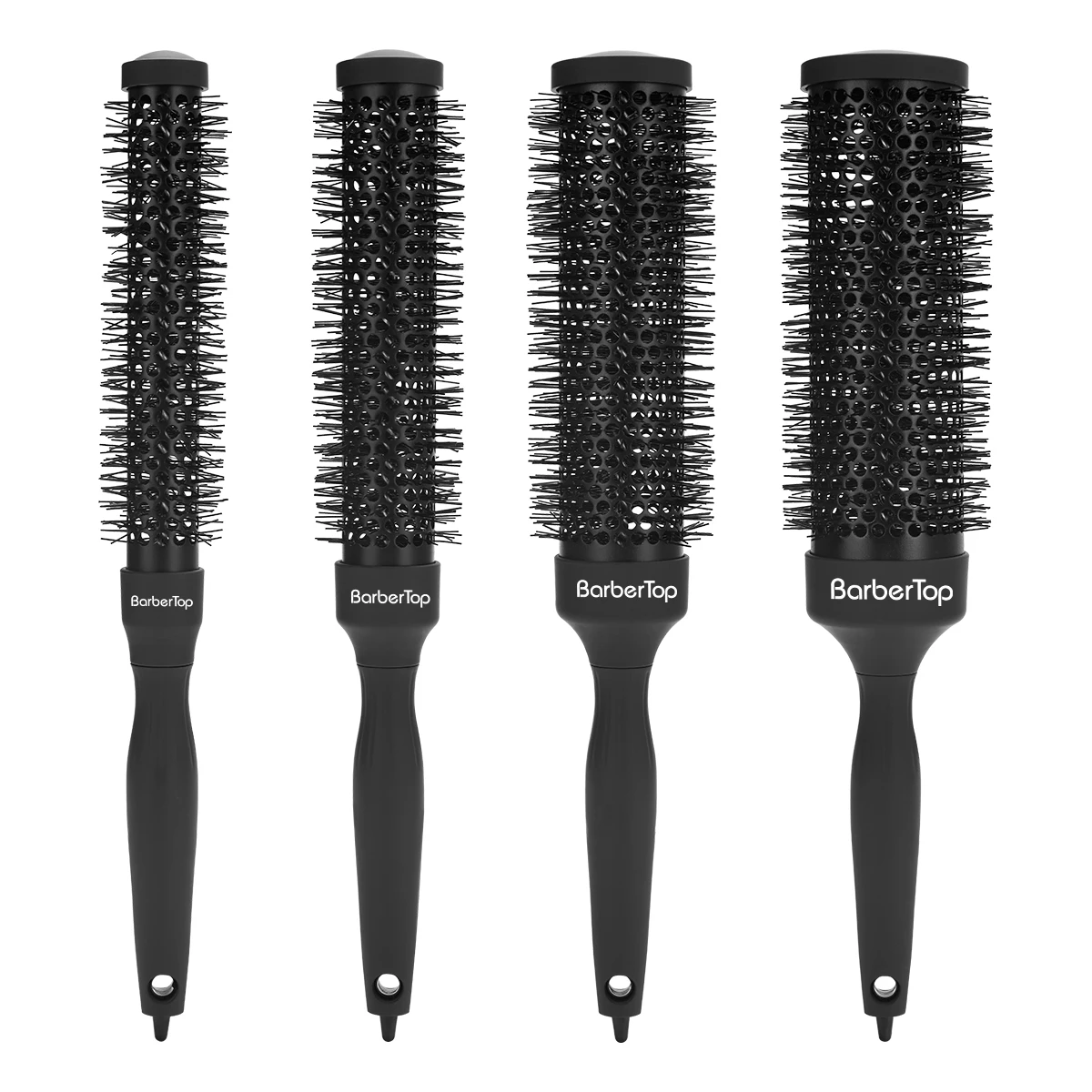 pro Barber Aluminum Tube Hair Curling Brush Anti-Static round Rolling Brush for Salon Styling Tools round Barrel Hair Brush
pro Barber Aluminum Tube Hair Curling Brush Anti-Static round Rolling Brush for Salon Styling Tools round Barrel Hair Brush