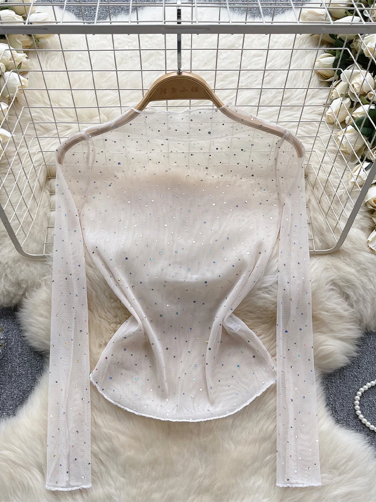 Women Apricot T-shirt Harajuku Korean Y2k Tee Top Vintage Aesthetic Long Sleeve Turtleneck T-shirts 2000s Coquette Clothes 2024
Women Apricot T-shirt Harajuku Korean Y2k Tee Top Vintage Aesthetic Long Sleeve Turtleneck T-shirts 2000s Coquette Clothes 2024