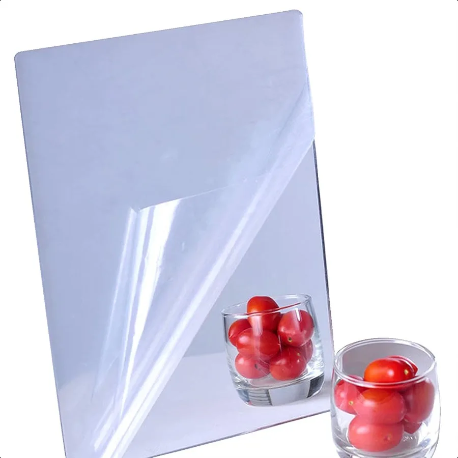 Acrylic Self Adhesive Mirror Sheet for Wall Plastic Non Glass Sticky Kid Safety Mirror Tiles for Wall Rectangle 12x14 inch 1Pcs
Acrylic Self Adhesive Mirror Sheet for Wall Plastic Non Glass Sticky Kid Safety Mirror Tiles for Wall Rectangle 12x14 inch 1Pcs