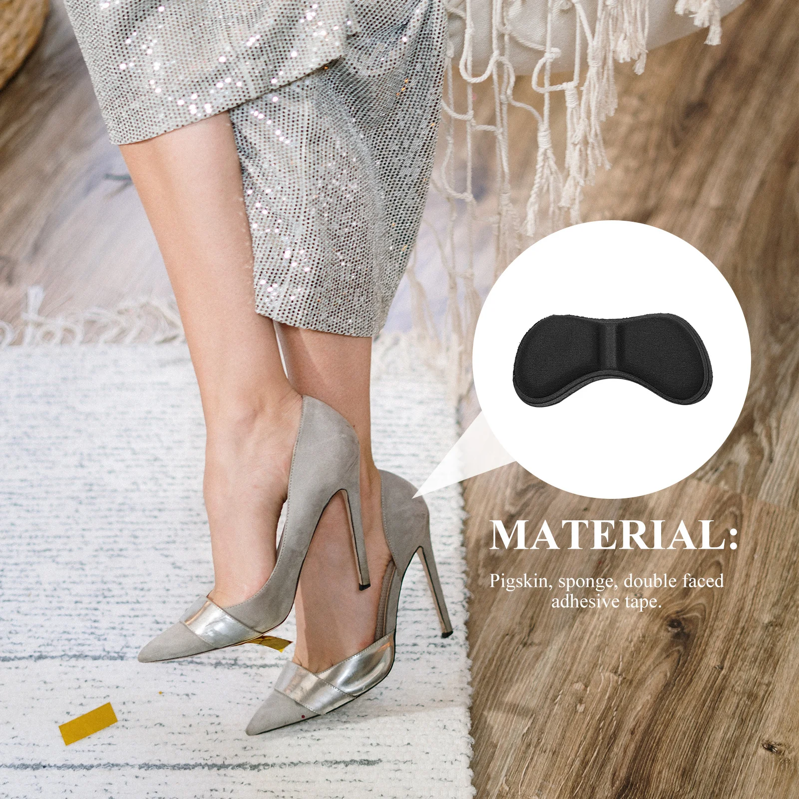 3pcs Breathable Heel Pads Bendable Shoe Cushions For Foot Pain Relief Wear-Resistant Heel Liner Protective Patches Foot Care
3pcs Breathable Heel Pads Bendable Shoe Cushions For Foot Pain Relief Wear-Resistant Heel Liner Protective Patches Foot Care